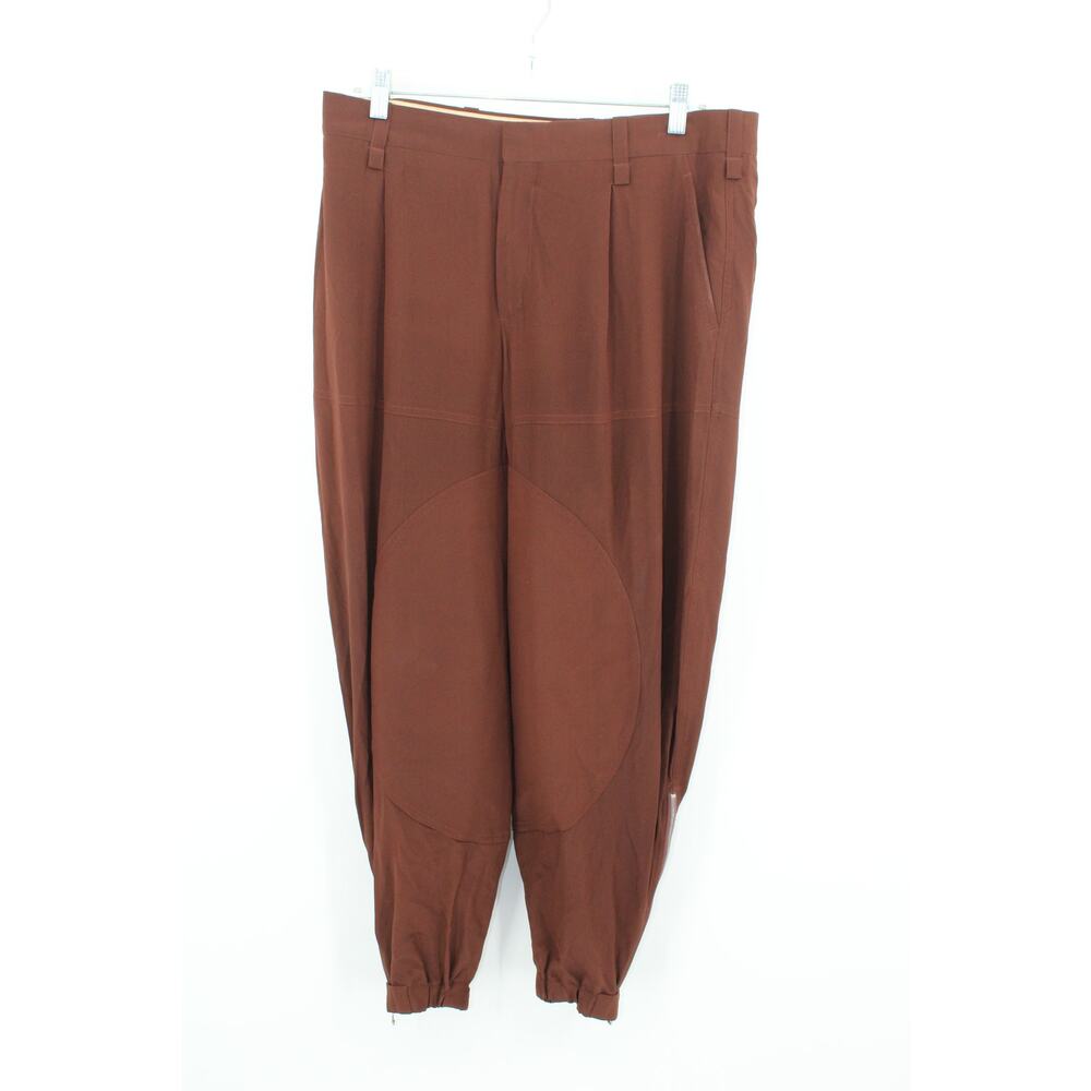 Chloe Silk Jogger pants In Obscure Brown France 44 Large